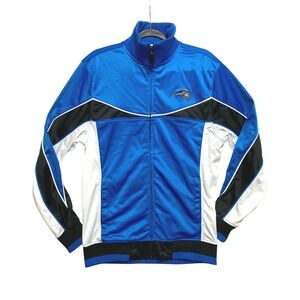 Orlando Magic Track Jacket Mens Medium Blue Black White Zip Up UNK NBA